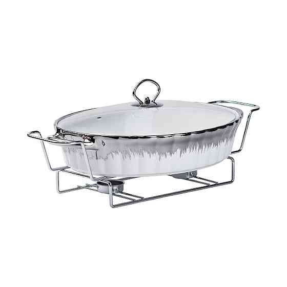 Овальная мармитница 2 л с крышкой Киев