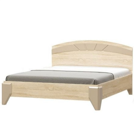 Кровать ортопед (без ламелей)  Аляска Дуб самоа / Капучино Львов