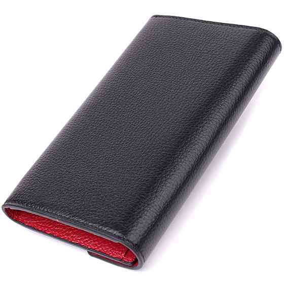 Містке портмоне для жінок з натуральної шкіри Tony Bellucci 22887 Чорний Київ