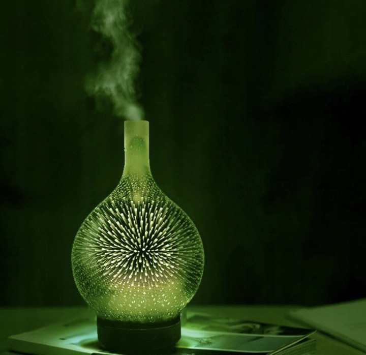 Зволожувач повітря аромадифузор 100 мл з 3D підсвічуванням + 3 ароматичні масла Ruhhy (22356) Потужність 11 Вт Нововолинськ - фото 10