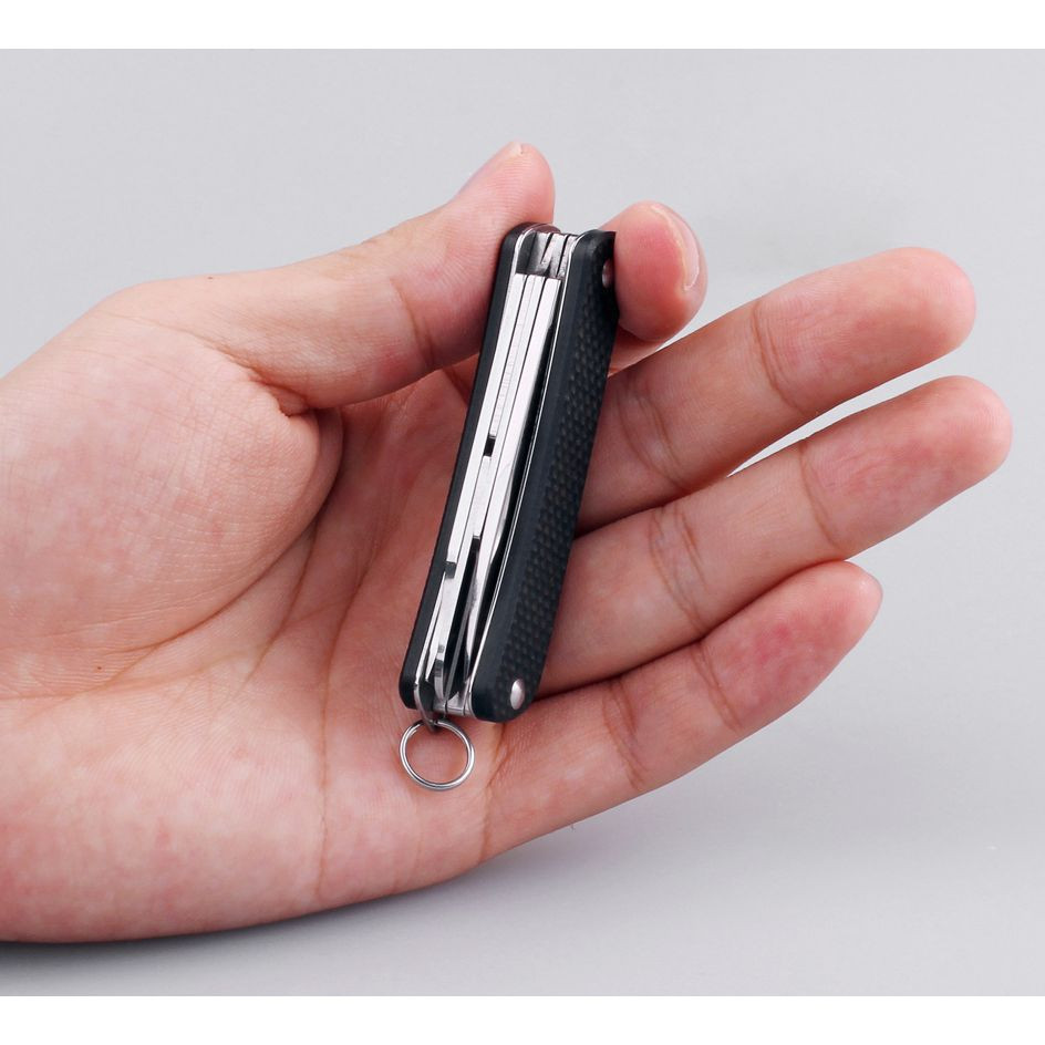 Багатофункціональний ніж Ruike Criterion S31, (5.3 см) 12C27 / G10 чорний, 6 інстр. Київ - фото 5