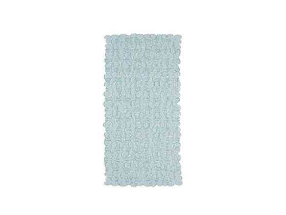 Коврик для ванной 68*34см прозрачно-голубой Галька арт.6834-003 ТМ ECO FABRIC Киев