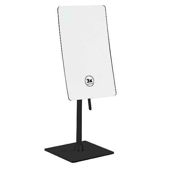 Дзеркало косметичне квадратне настільне VOLLE de la noche 2500.280204 чорне Київ