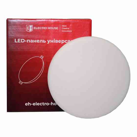 LED панель універсальна кругла Ø220 мм 32Вт, нейтральний білий 4000К, 3200 Лм Дніпро
