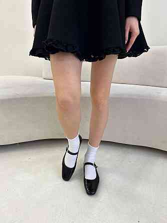 Балетки VIFEST чорні шкіра лакована 37-41р. (5459) Коломия