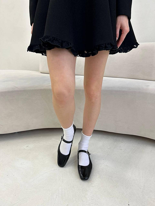 Балетки VIFEST чорні шкіра лакована 37-41р. (5459) Коломия - фото 3