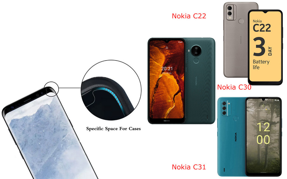Захисне скло HyperGlass Pro для Nokia C22, Nokia C30, Nokia C31 – максимальна чутливість та захист Київ - фото 3