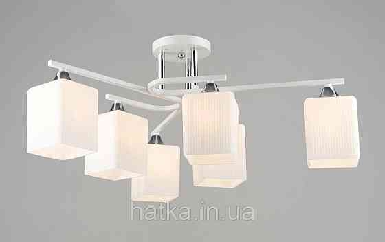 Потолочная люстра Sirius B N6193/6 WT+CH на 6 плафонов Киев