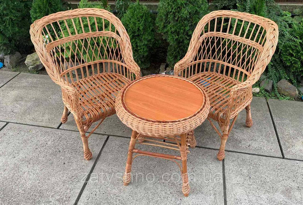 Плетеный набор мебели на балкон Киев - изображение 1