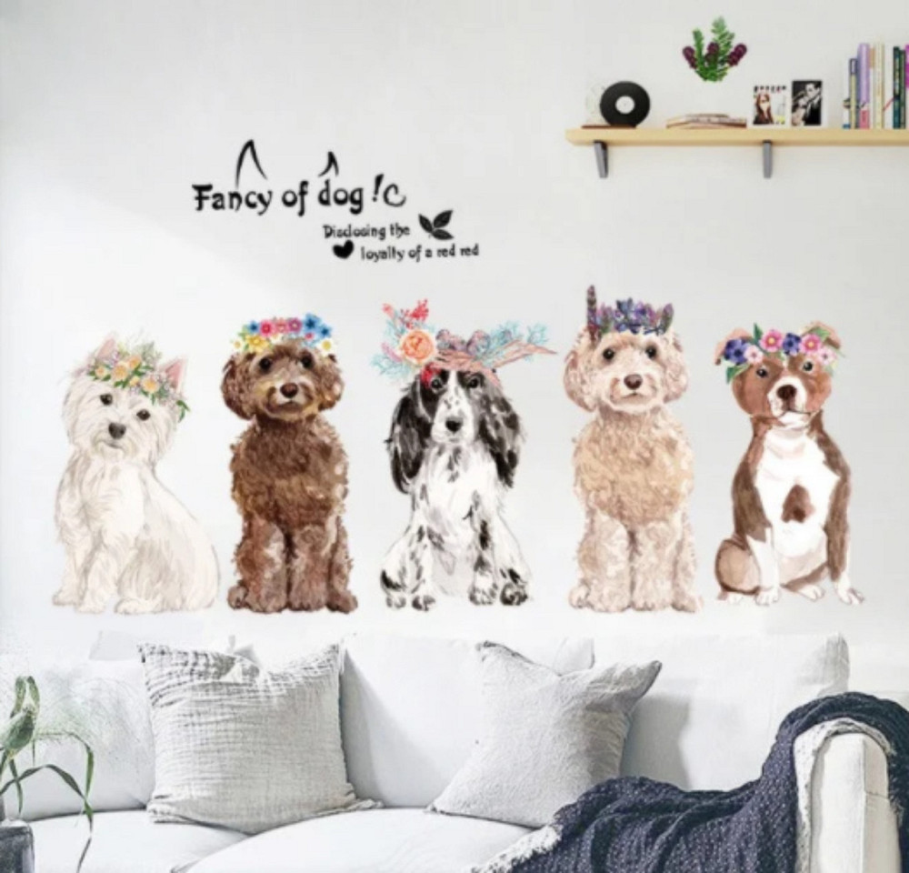 Декоративная наклейка Собачки Киев - изображение 5