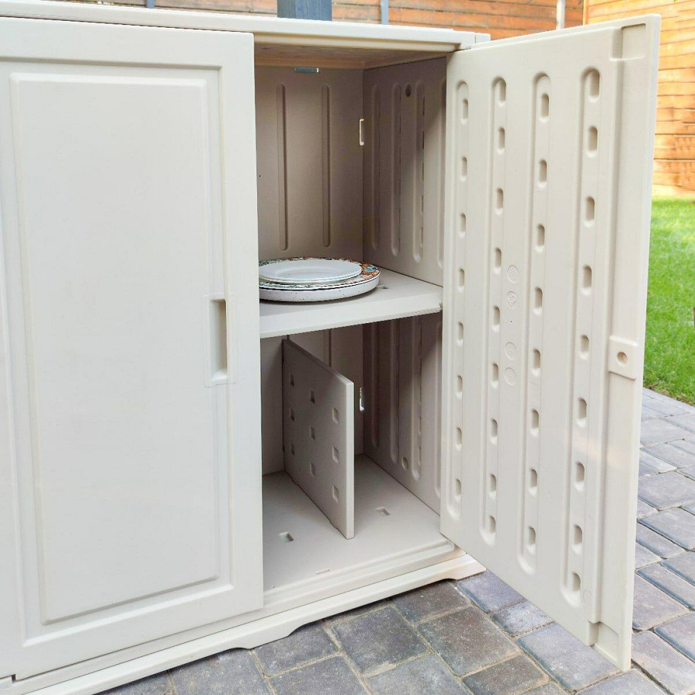 Пластикова тумба з полицею 82х41х93см SW-00001543 Дніпро - фото 2