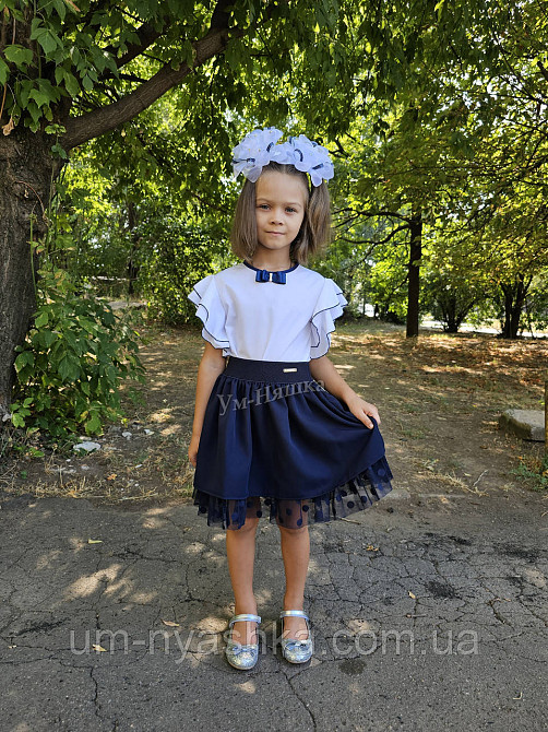 Комплект школьной формы блузка короткий рукав и красивая юбка 116-140 Кривой Рог - изображение 5