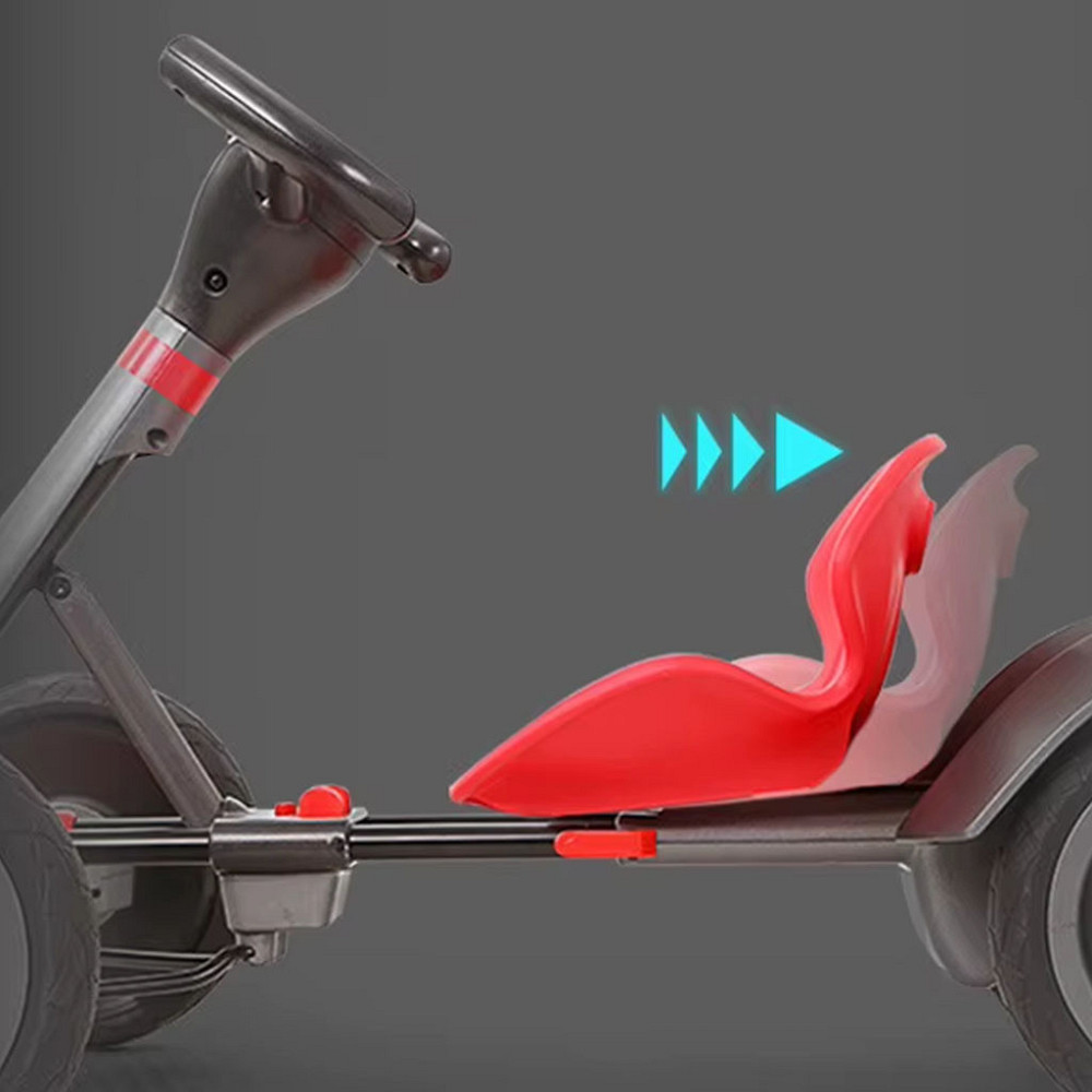 Электрокарт детский 6км/час, до 50кг, 86х54х48.5см, HL-B6, Красный / Электрический карт складной / Детский электромобиль Киев - изображение 7