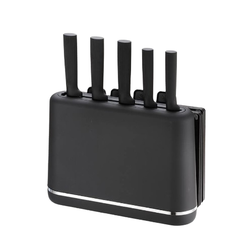 Набір ножів 10 предметів:(5шт + підставка + обробні дошки) MR-1412-BLACK Maestro Житомир - изображение 3