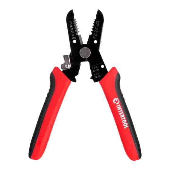 Съемник изоляции, Ø 0,8-2,6 мм, 65 Mn INTERTOOL HT-7028 Киев