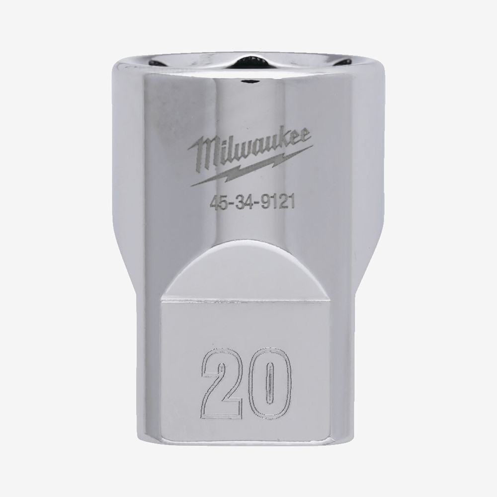 Головка хромированная метрическая 1/2'' MILWAUKEE, 20мм Одесса - изображение 1