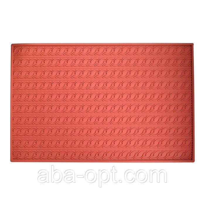 Килимок силіконовий для заливання шоколаду "Завиток" 55 х 36 см (шт) Одеса - фото 1