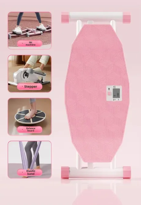 Многофункциональный складной балансировочный тренажер с цифровым дисплеем + Эспандеры TR-21 Коломыя - изображение 2