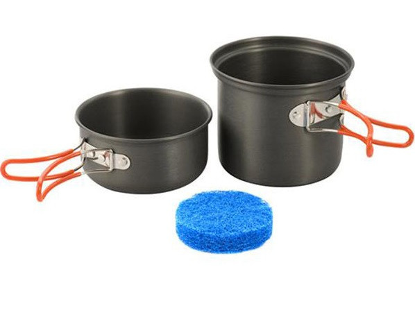 Туристичний Набір Посуду з 2 частин з чохлом M-Tac (MTC-DM-CP1) Алюміній Нововолинськ - фото 2