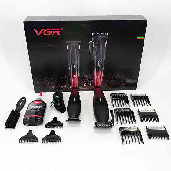 Машинка для стрижки голови VGR V-640, Хороший бездротовий триммер, Електромашинка для волосся FQ-25 Львів