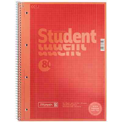 Тетрадь Brunnen Колледж-блок А4 Premium в клетку 80 листов красный (10-679 28 123) Винница