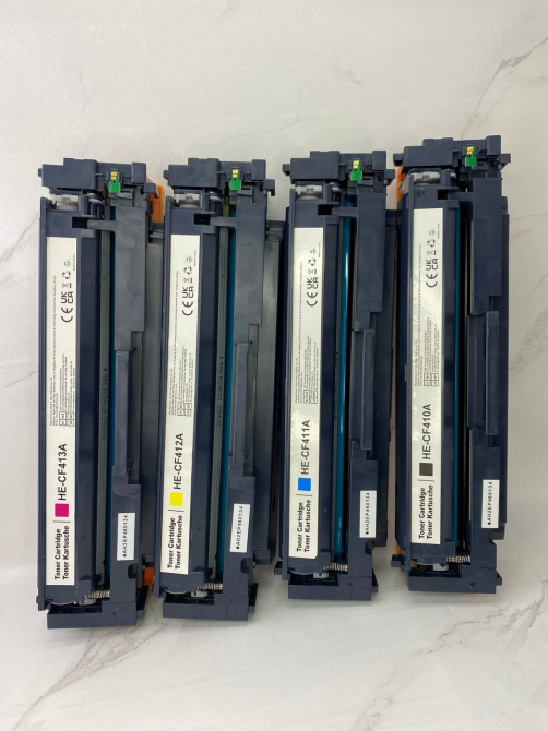 Тонер-картридж GPC для HP 410A CF410A CF411A CF412A CF413A, сумісний з МФУ Laserjet Pro M477fdw M477fdn M477fnw Pro M452dn M45 Б/В Київ - фото 1