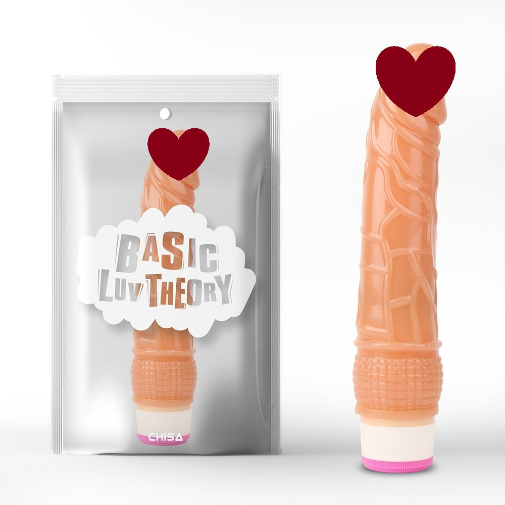 Вибратор реалистичный Chisa Basic Luv Theory на батарейках, бежевый Sex Aura Киев - изображение 1