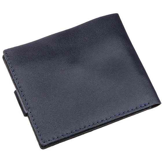 Портмоне мужское с монетницей кожаное Синее (SHVIGEL) Киев