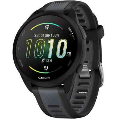 Смарт-часы Garmin Forerunner 165 Music, Black/Slate Grey, GPS (010-02863-30) Винница