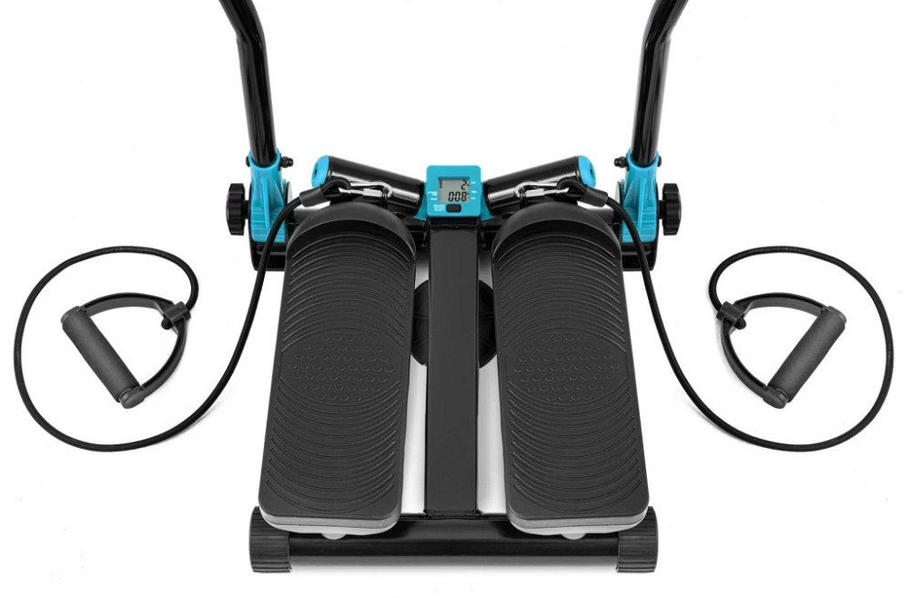 Степпер HS-045S Slim для домашніх тренувань фітнесу, кардіо та схуднення, компактний тренажер для ніг і сідниць Київ - фото 6