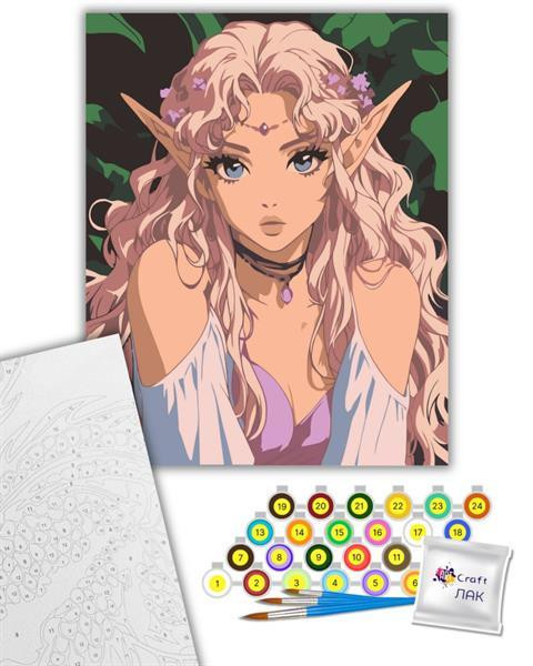 Картина за номерами ArtCraft Ельфійська принцеса 40х50 см (16131-AC) Харьков - изображение 1
