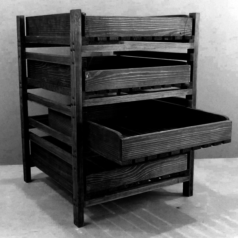 Стелаж для овочів і фруктів "Каррент 4" венге Миколаїв - фото 1