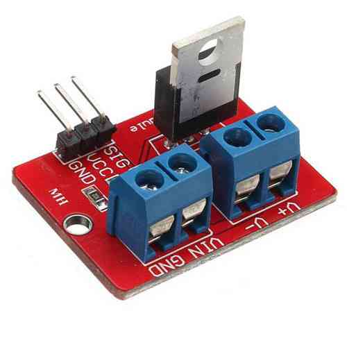 Модуль драйвера MOSFET IRF520 0-24В для Arduino, PIC, ARM, управление ШИМ нагрузкой до 5А Киев
