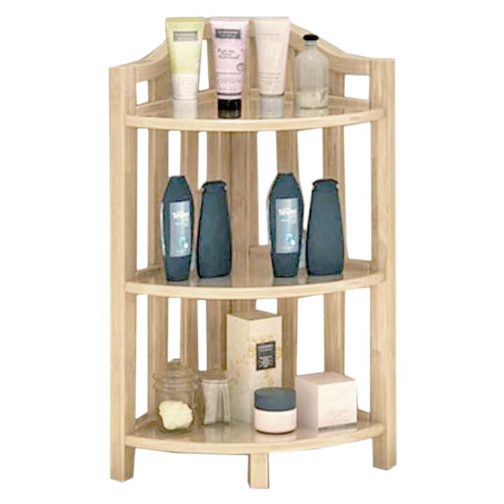 Стеллаж угловой для ванной 