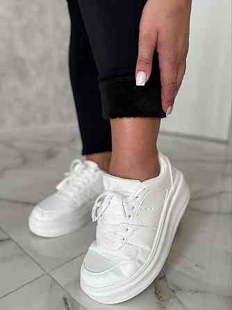 Жіночі безшовні термо лосини на високій посадці XXL-6XL Одеса