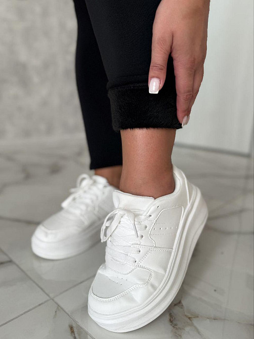 Жіночі безшовні термо лосини на високій посадці XXL-6XL Одеса - фото 2