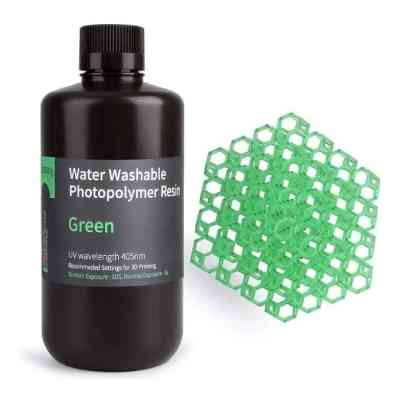 Фотополімерна смола ELEGOO Resin, Water Washable, 1кг, green (50.103.0004) Вінниця