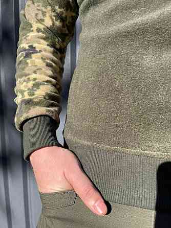 Тактичний чоловічий флісовий светр (Олива-піксель) 3XL Київ