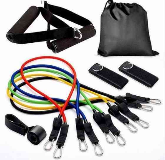 Набір еспандерів для фітнесу в чохлі 5 шт Вінниця