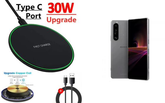 Бездротовий зарядний пристрій 30W для Sony Xperia 1 II, Xperia 1 III Київ