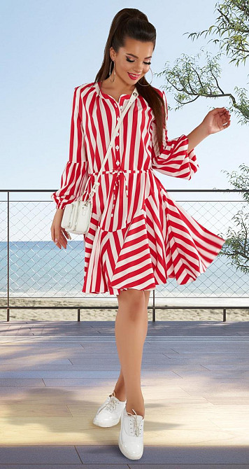 Легке плаття в смужку (42) Київ - фото 2