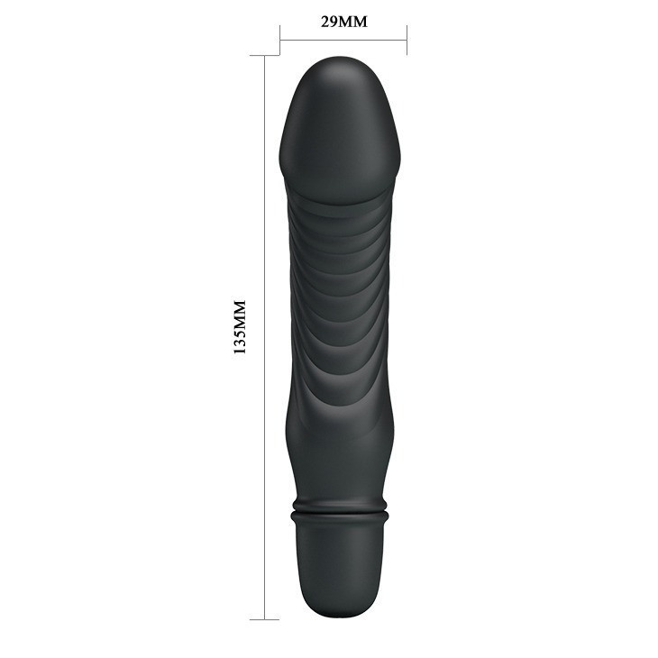 Мини вибратор черный Stev Sex Aura Киев - изображение 6