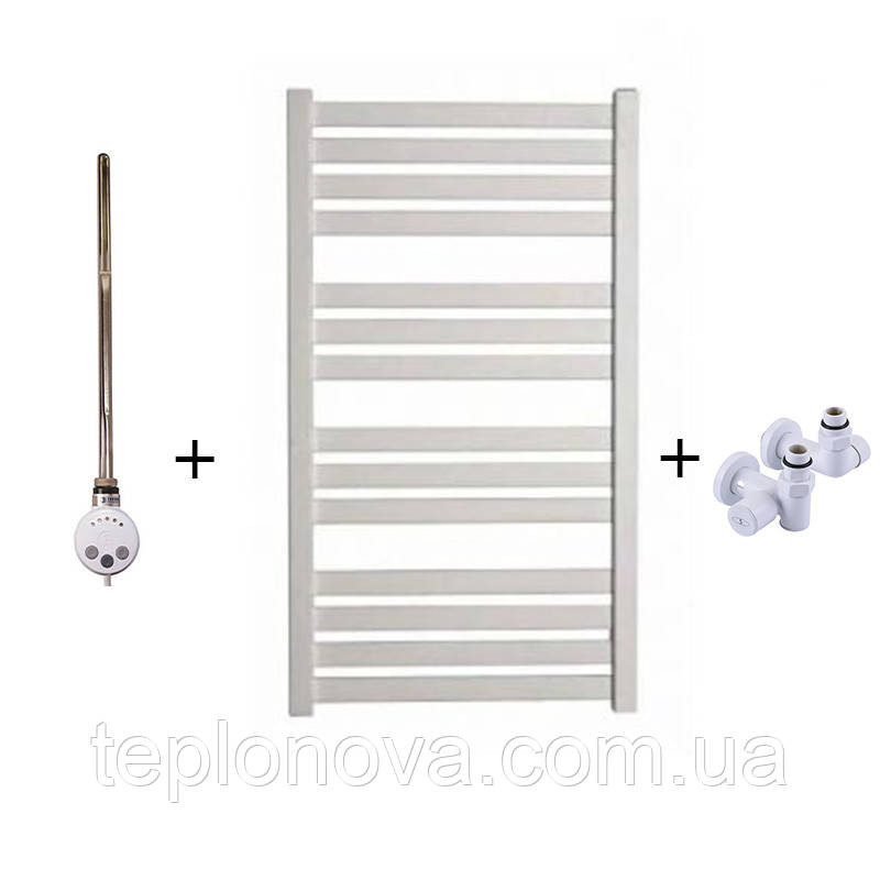 Комбинированный Полотенцесушитель Плоский Белый 960х500 Terma Marta Черновцы - изображение 2