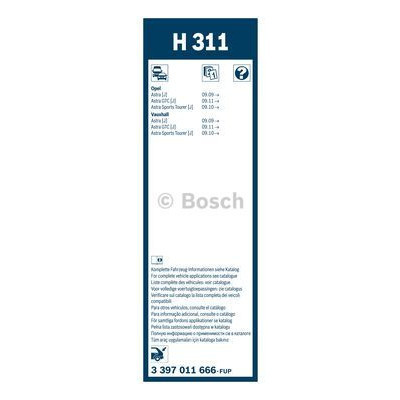 Щетка стеклоочистителя Bosch 3 397 011 666 Винница - изображение 3