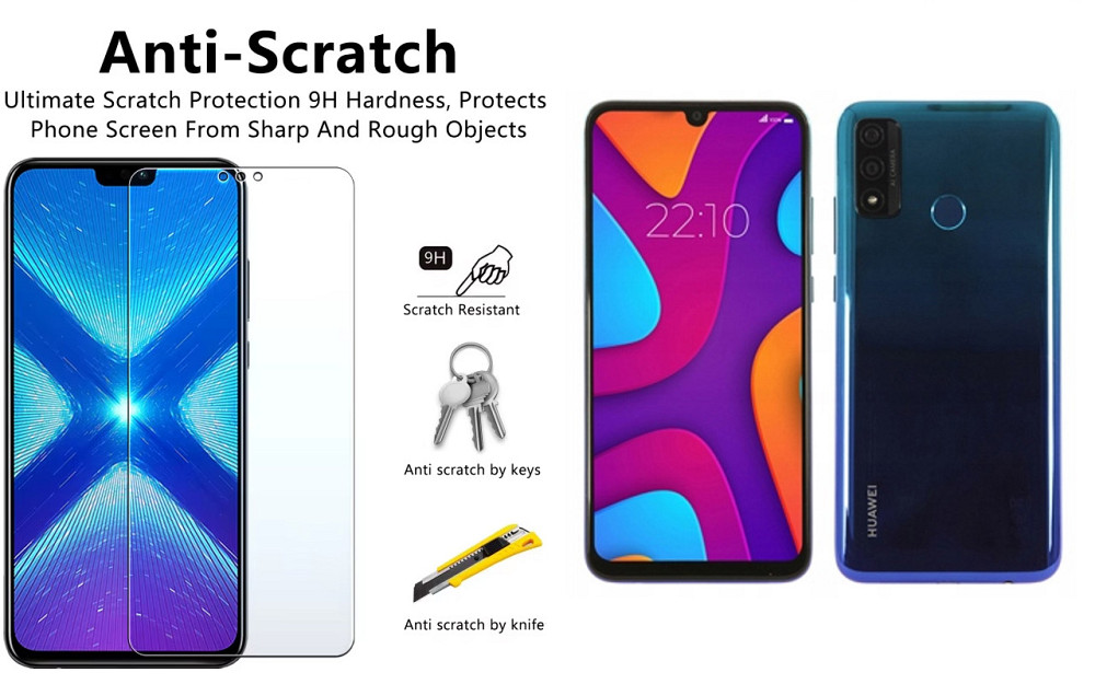 Защитное стекло NeoGlass для Huawei P Smart 2020 – ультрапрозрачное и устойчивое Киев - изображение 1