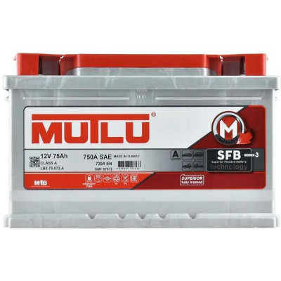 Акумулятор автомобільний MUTLU 6СТ-75 (0) SFB LB3.75.072.A Вінниця - фото 1