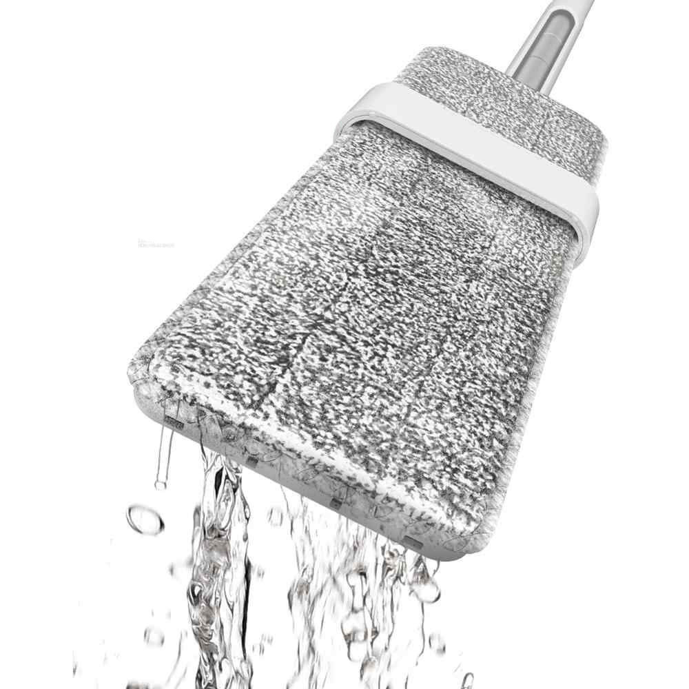 Запаска для швабры из микрофибры 32*11 см / Сменная насадка для плоской швабры Киев - изображение 7