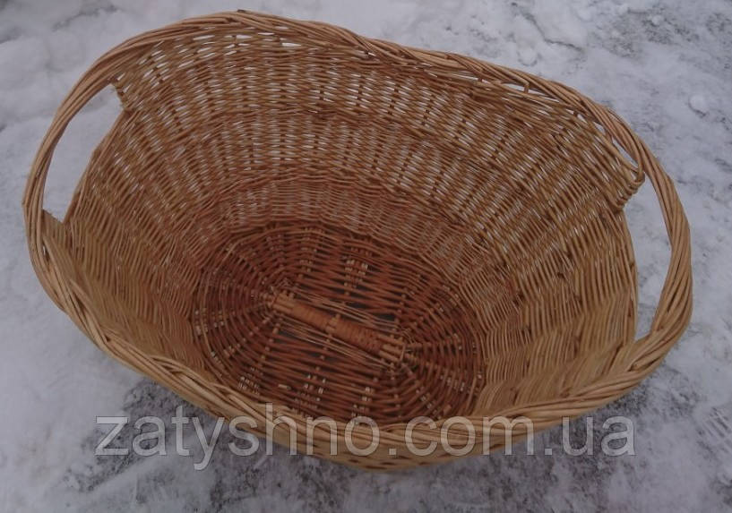 Большая плетеная корзина на дрова Киев - изображение 1