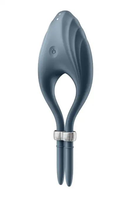 Ерекційне віброкільце-ласо Satisfyer Duelist Dark Blue, 10 режимів, потужний мотор Львів - фото 4