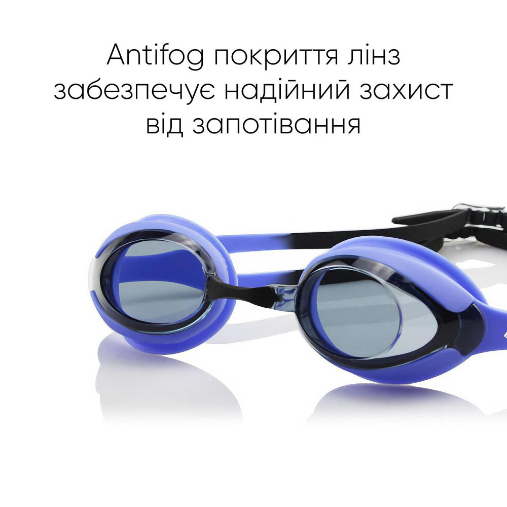 Дитячі окуляри для плавання Renvo Vishu JR Anti-fog Фіолетовий Чорний OSFM (1SG110-0401) Київ - фото 4
